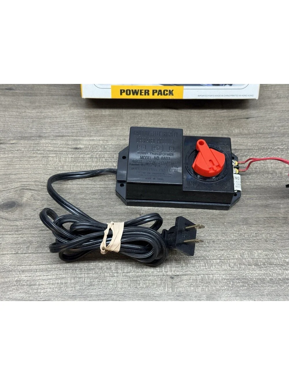 Bachmann Power Pack 6607 #44207 For G/HO/N Gauge Trains w/ Cable